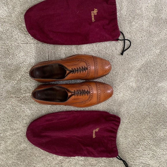 Allen Edmonds Strand Dress Shoe in Walnut Sz. 10 D (medium width) - Picture 7 of 8